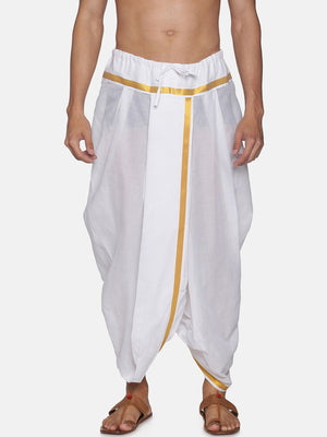 Sethukrishna Men's Cotton Dhoti Pant (White, Free Size) at Amazon Men's  Clothing store